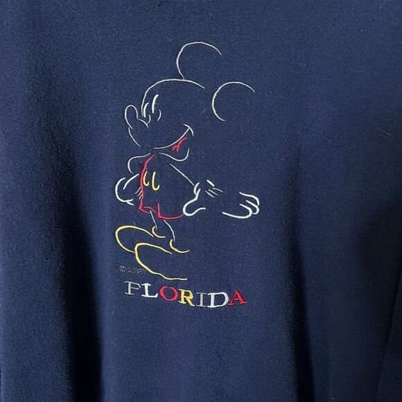 VTG Disney Florida Mickey Crewneck XL - Picture 2 of 3